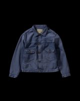 Anachronorm COLOR DYED FRONT TUCK DENIM JACKET TYPE2 INDIGO×GRAY