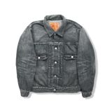 Fullcount 2102BKSSHW Type 2 Black Denim Jacket Dartford (Super Smooth)