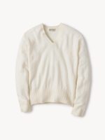 Buck Mason Natural Biella Linen Wool V-Neck
