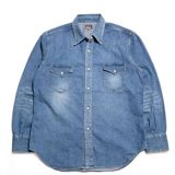 Burgus Plus HBP-301WS-MU 8oz Denim Western Shirt