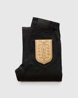 Freenote Cloth "Black Modesto" 15.75oz Double Black Selvedge Denim