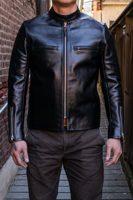 The Flat Head FN-LJ-HS006 Horsehide Cafe Racer Riders Jacket