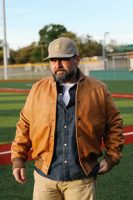Dehen 1920 All-City Leather Jacket-Rust Leather / Dark Tan