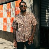 RRL Floral-Print Linen-Cotton Camp Shirt
