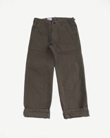 Oni Denim 207-HOX-OLB - 13oz "Olive Khaki" Sulfur Dyed Heavy Oxford Baker Pants