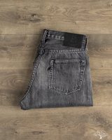 Pure Blue Japan USED-003-BK 14oz Natural Used Wash Regular Straight Selvedge Denim