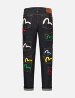 Evisu Multi-Pocket Seagull Regular Fit Jeans