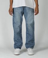 Japan Blue Jeans JBAG1501 (J501(LID)) Loose model 14.8oz Hard Denim Selvedge Fading Aging Wash
