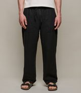 Merz b. Schwanen Worker's Linen Drawstring Pants