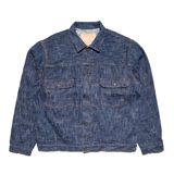 Studio D'Artisan D4603 "Sou-Ai" 16oz Twin Indigo Selvedge Denim Type II Jacket