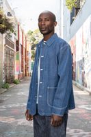 The Flat Head Flat Head 12.5oz Left Hand Twill Zimbabwe Denim Coverall