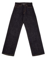 Black Sign BS Denim Pants Wide Straight
