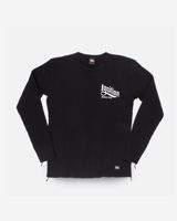 Iron Heart Ignition Works Logo Thermal Crew Neck Long Sleeved Top - Black or White