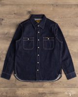 Iron Heart IHSH-326-IND - 12oz Selvedge Denim Snap Work Shirt