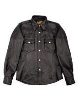 Y'2 Leather Steer Oil Western Shirt