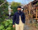 graphzero GZ-111MJ-0301 JEAN JACKET GZ111MJ - 16OZ Left-woven