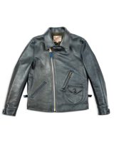 Y'2 Leather Hand Dyed Horsehide Double Rider Jacket (HR-56)