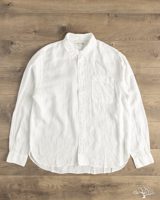Merz B Schwanen SHIRT20LI Relaxed Fit Organic Linen Long-Sleeve Shirt