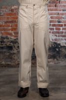 Buzz Rickson's BR42635 White Twill Working Trousers