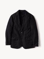 Buck Mason Black Capitola Linen Carry-On Jacket