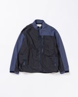 Anachronorm EXCHANGE PATTERN NYLON JACKET NAVY×BLACK