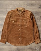 Iron Heart IHSH-398-CAM - 11oz Corduroy Western Shirt