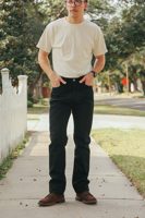 Iron Heart IH-888S-142bb 14oz Selvedge Denim Medium/High Rise Tapered Cut Jeans