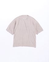 Anachronorm PLAIN KNIT S/S T-S LIGHT BEIGE