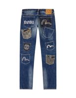 Evisu Brocade Patchwork Denim Jeans #2017