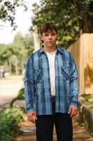 Samurai Rain "KASURI" Flannel Work Shirt