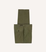 Drake's Olive Summer Moleskin Games Trouser