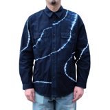 FDMTL "Arimatsu" Indigo Tie-Dye Ripstop Shirt