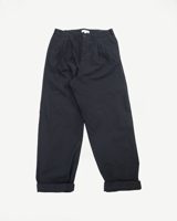 Merz B. Schwanen PANTS03.99 - Organic Cotton Poplin Pleated Front Pants