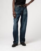 Eat Dust Fit 36 El Heavy Selvedge Denim Indigo Worn Out