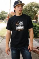 Iron Shop Provisions ISP x Buffalo Nickel "Truckin" Loopwheel Tee-Black