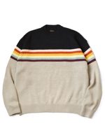Kapital 5G 綿ニット RAINBOW & PECKISH RAINBOWY クルーセーター