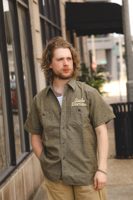 Studio D'Artisan Embroidered Chambray Short Sleeve Shirt