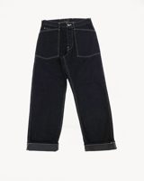 Post O'Alls 1301-HBB - Army Pants Herringbone Denim