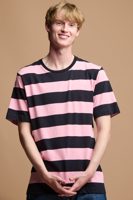 Community Clothing Men's Wide Stripe Short Sleeve T Shirt