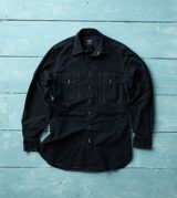 Drake's Contrast Stitch Cotton-Linen Two-Pocket Work Shirt