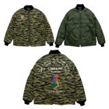 Dry Bones Embroidered Reversible Quilting Jacket