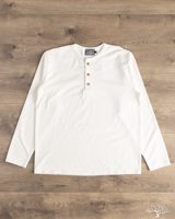 Studio d'Artisan Suvin Gold Loopwheel Long-Sleeve Henley Tee