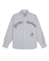 Brain Dead Brooks Brothers California Embroidered Striped Oxford Button Up Shirt