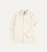 Drake's Ecru Selvedge Denim Five-Pocket Chore Jacket