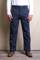 Freenote Cloth Western Pant Blue Dobby Stripe