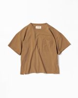 Anachronorm MOSS STITCH POCKET S/S T-S LIGHT BROWN