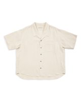 Gorsch Bamboo Linen Open Collar Short Sleeve Shirt