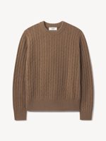 Buck Mason Oak Gall California Cashmere Cable Crew