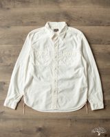 Flat Head FN-SCK-010L - 5oz Chambray Work Shirt
