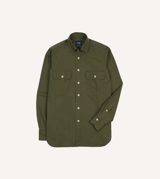 Drake's Ripstop Cotton Work Shirt